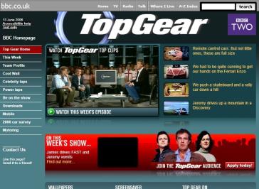 Top Gear Series 8 Website