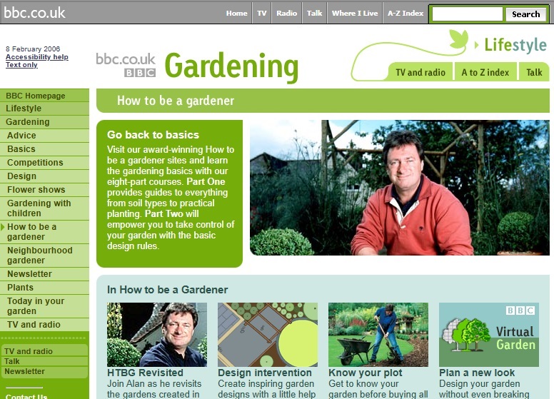 How To Be A Gardener Website