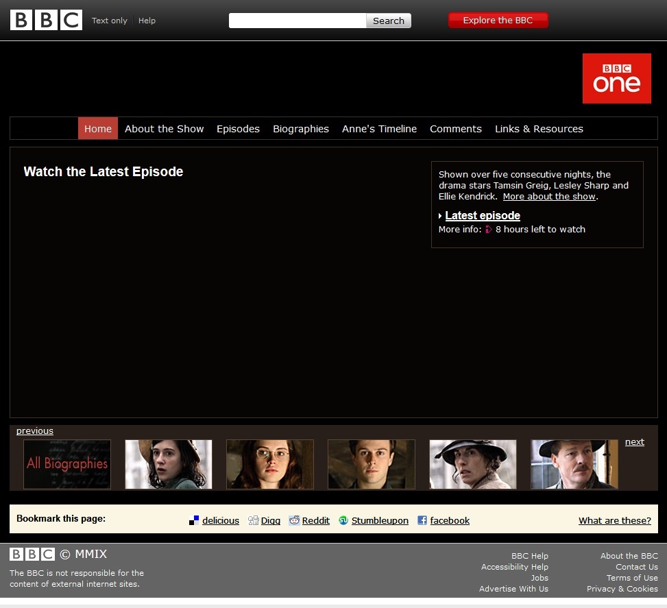 Anne Frank Website