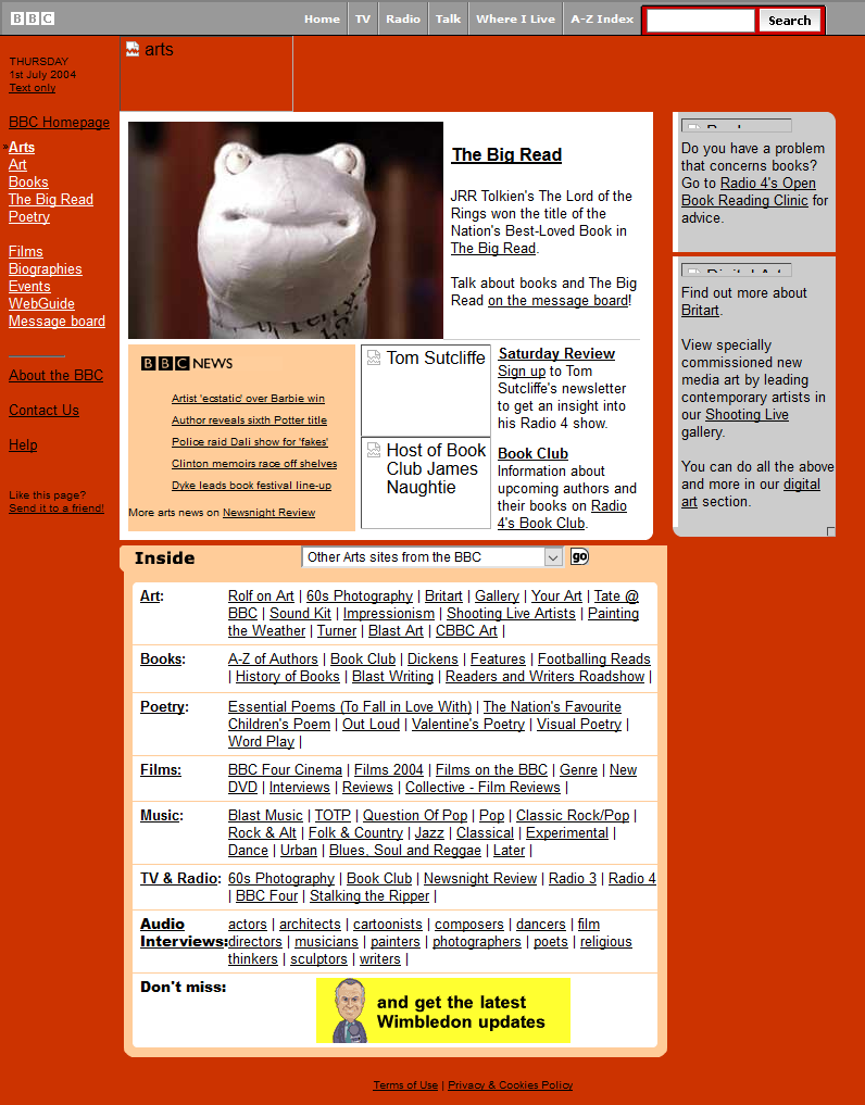 Arts Website