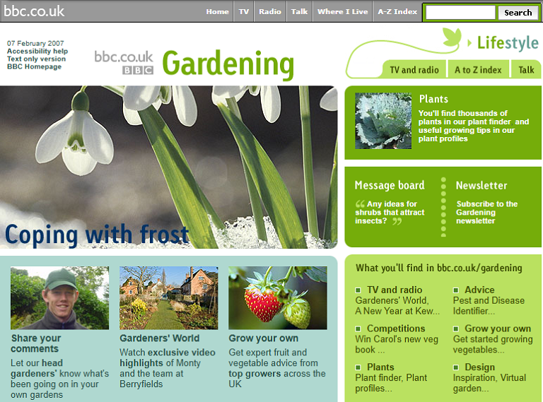 Gardening Website
