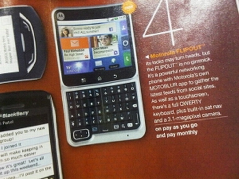 Motorola Flip out Pay Monthly