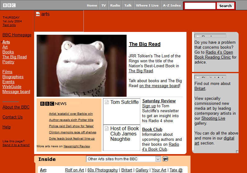 Arts Website