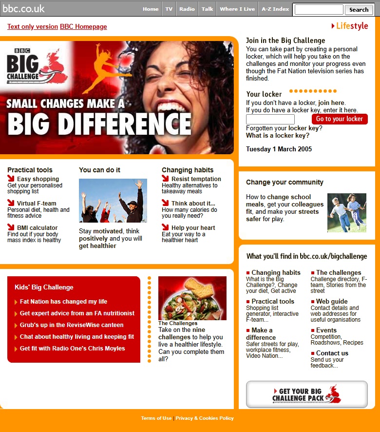 Big Challenge Website