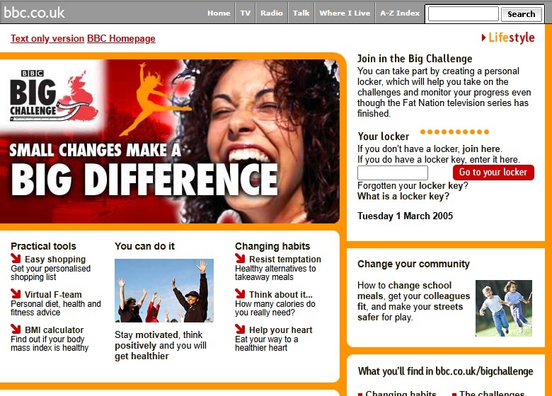 Big Challenge Website