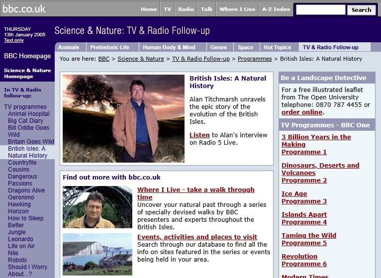 British Isles: A Natural History Website