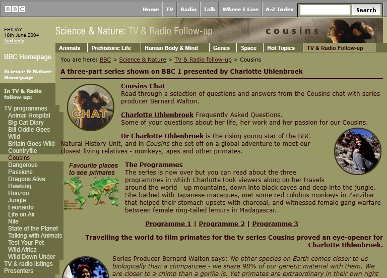 Cousins Website
