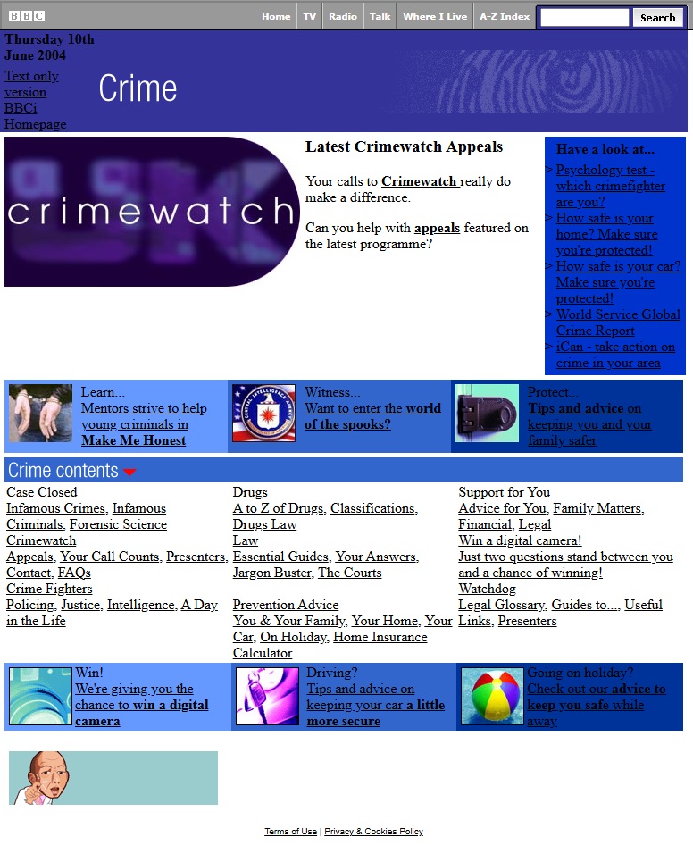 Crime Website