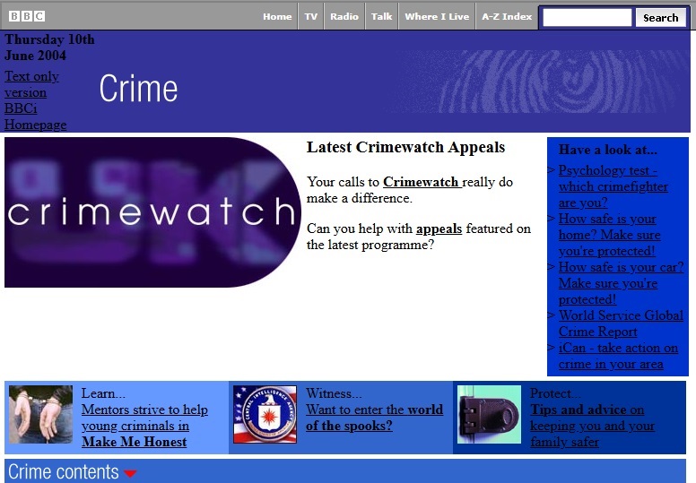 Crime Website