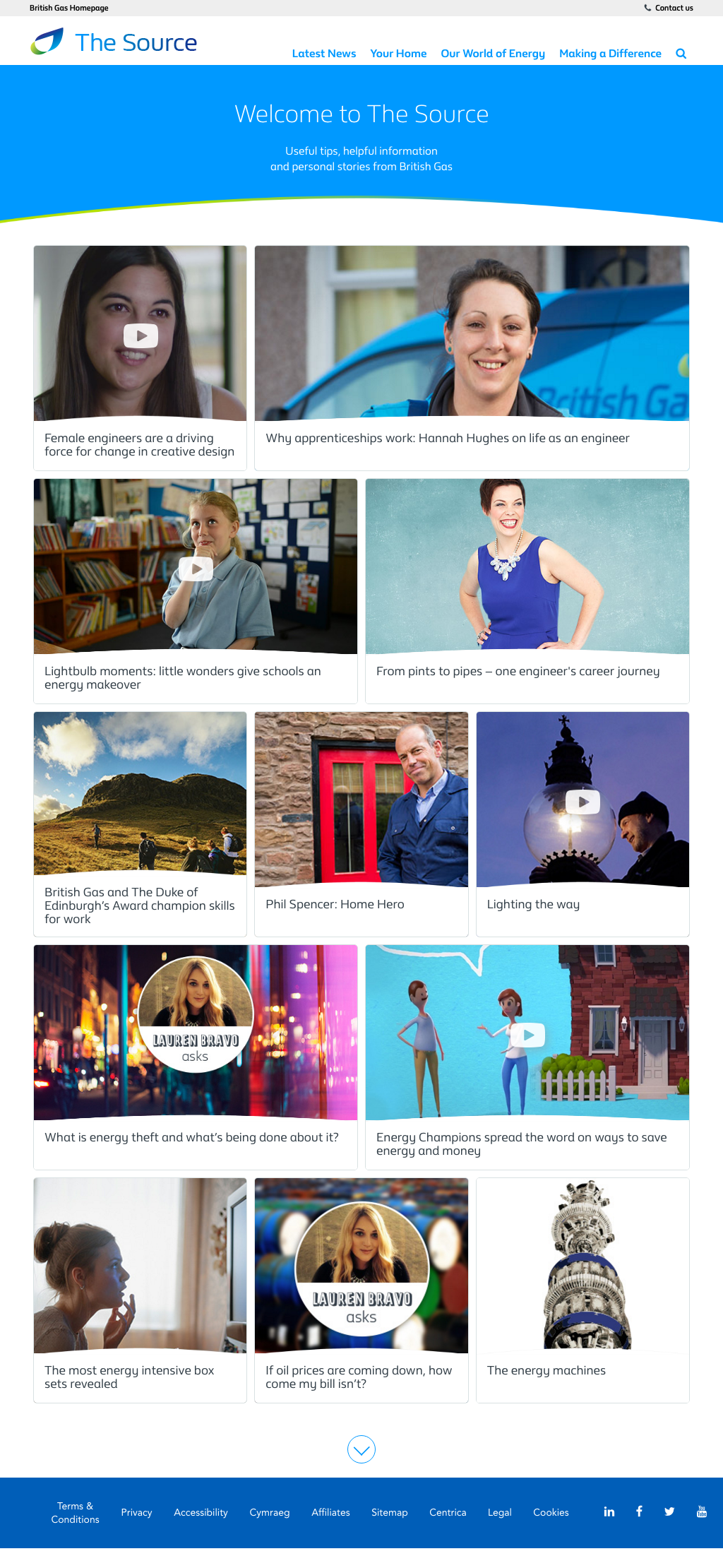 The Source Homepage