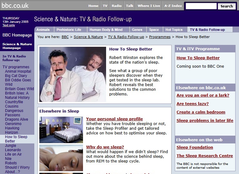 How To Sleep Better Website