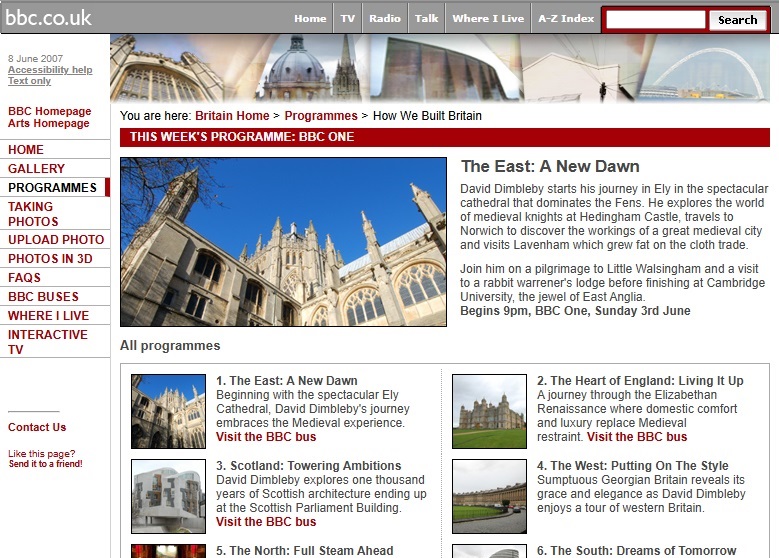 How We Built Britain Website