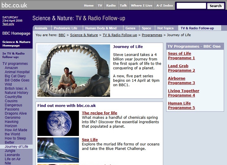 Journey Of Life Website