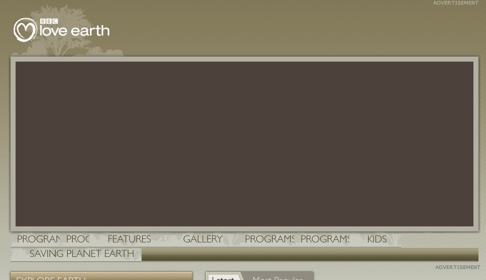 Love Earth Website
