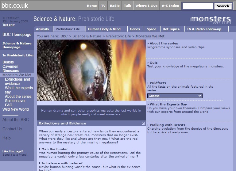 Monsters We Met Website