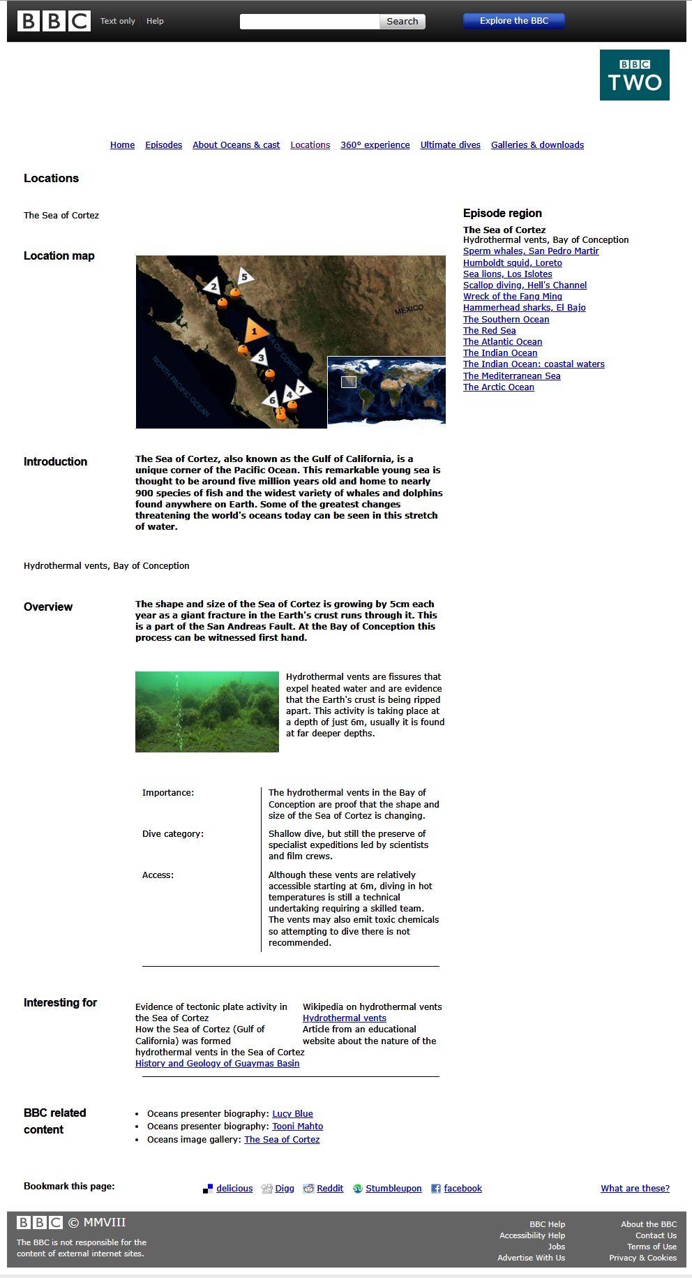Oceans Website