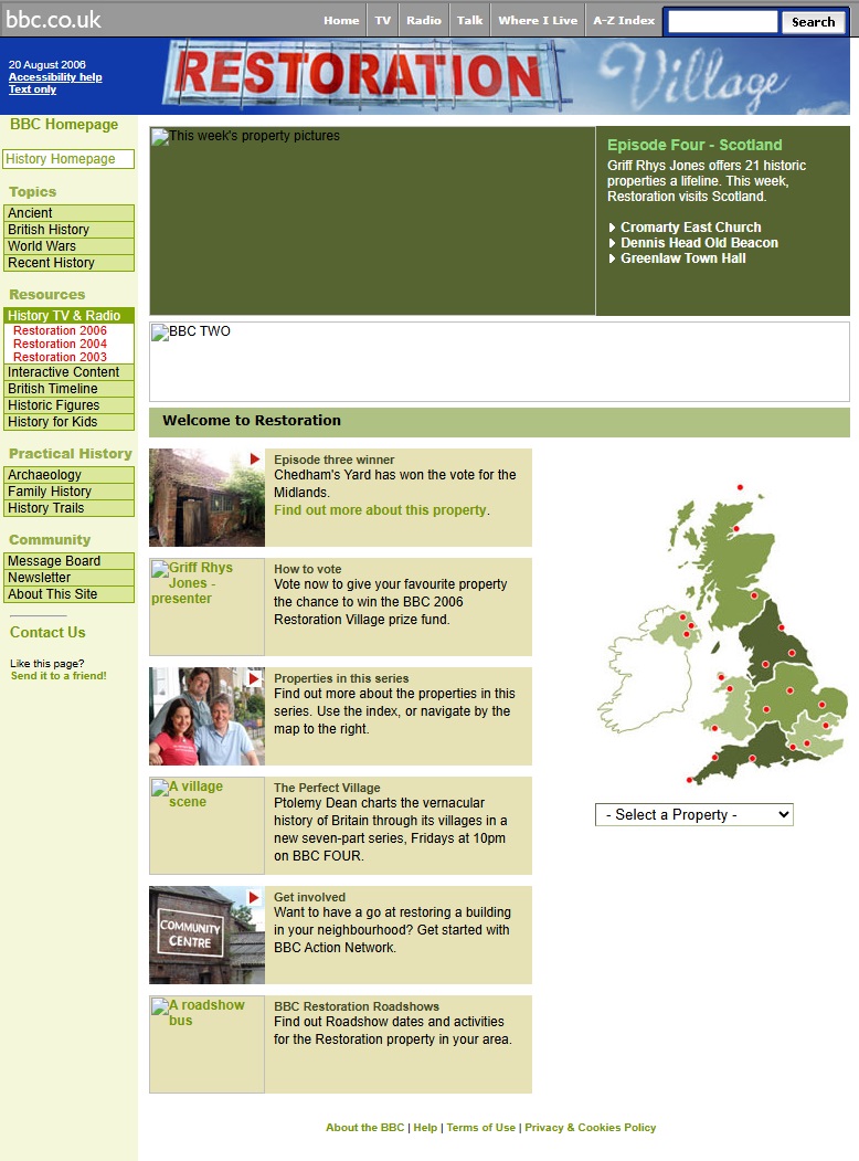Restoration Website