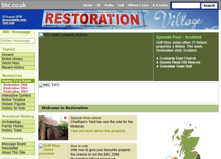 Restoration Website