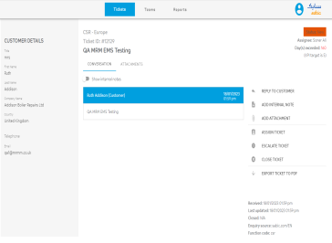 Enquiry Management System