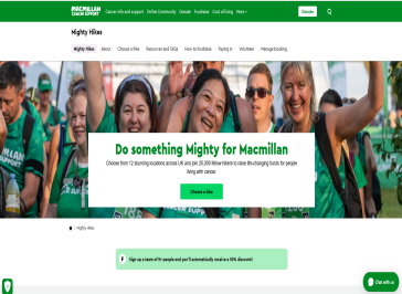 Macmillan Website image