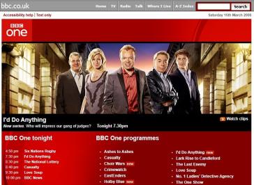 BBC 1 Website