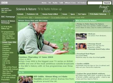 Britain Goes Wild Website