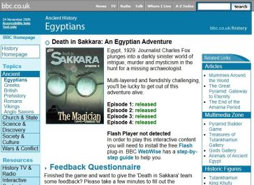 Death in Sakkara Game