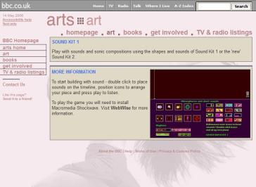 Digital Arts 2004 Website