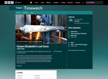 Timewatch - Elizabeth's Armada Website