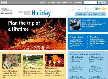 Holiday Website