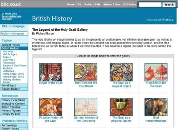 Holy Grail Gallery Website