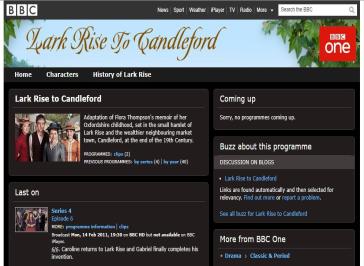 Lark Rise To Candleford Website