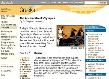 Olympics History Website