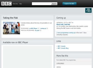 Taking The Flak Website