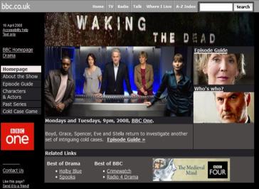 Waking The Dead Website