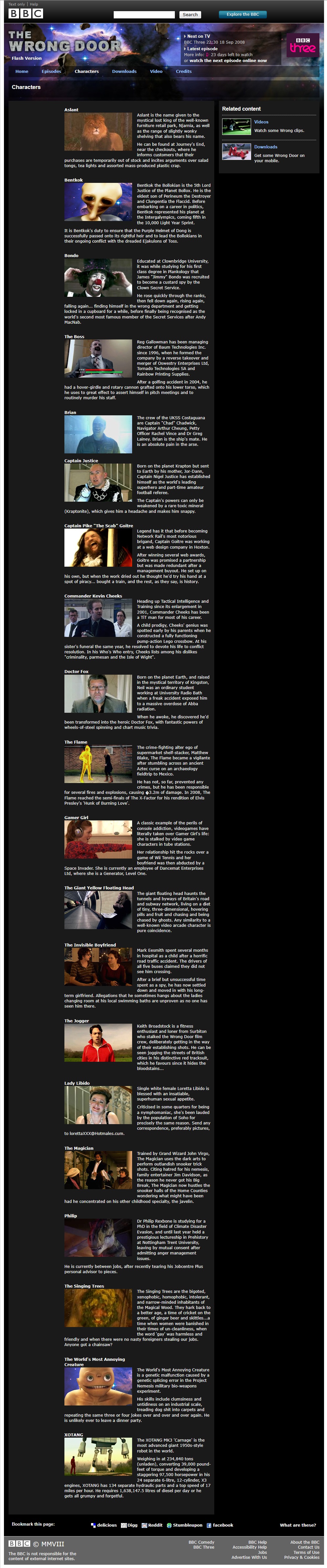 The Wrong Door Website