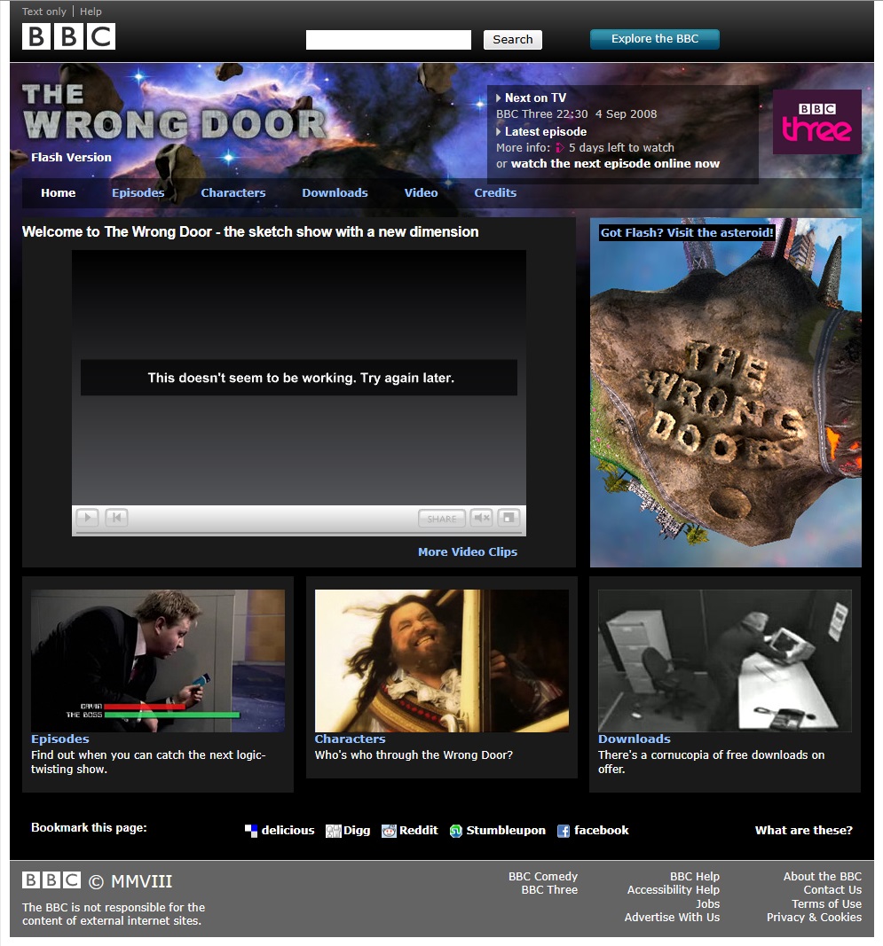 The Wrong Door Website