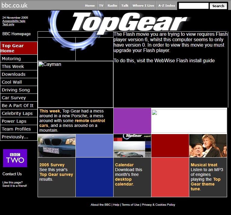Top Gear Series 7 Website