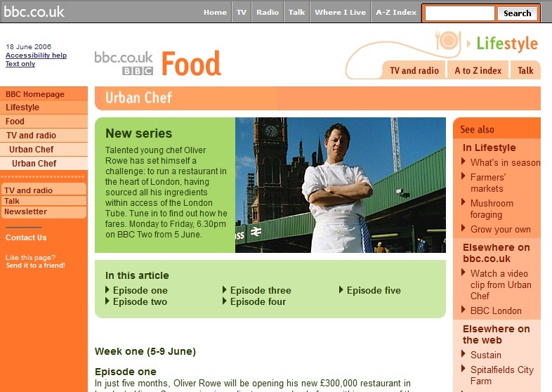 Urban Chef Website