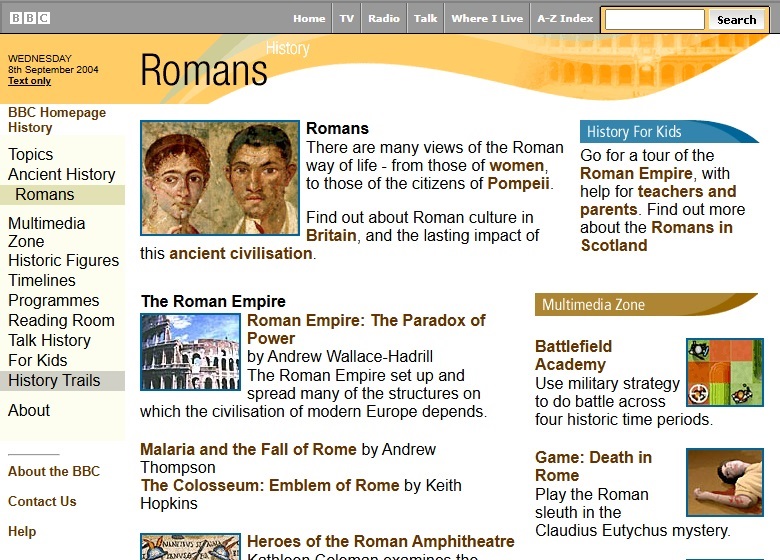 What The Past Did For Us Website