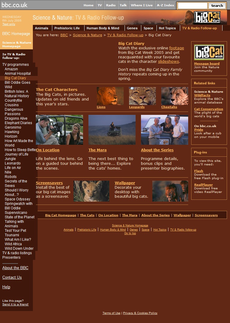 Big Cat Diary 2005