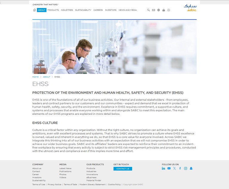 SABIC website