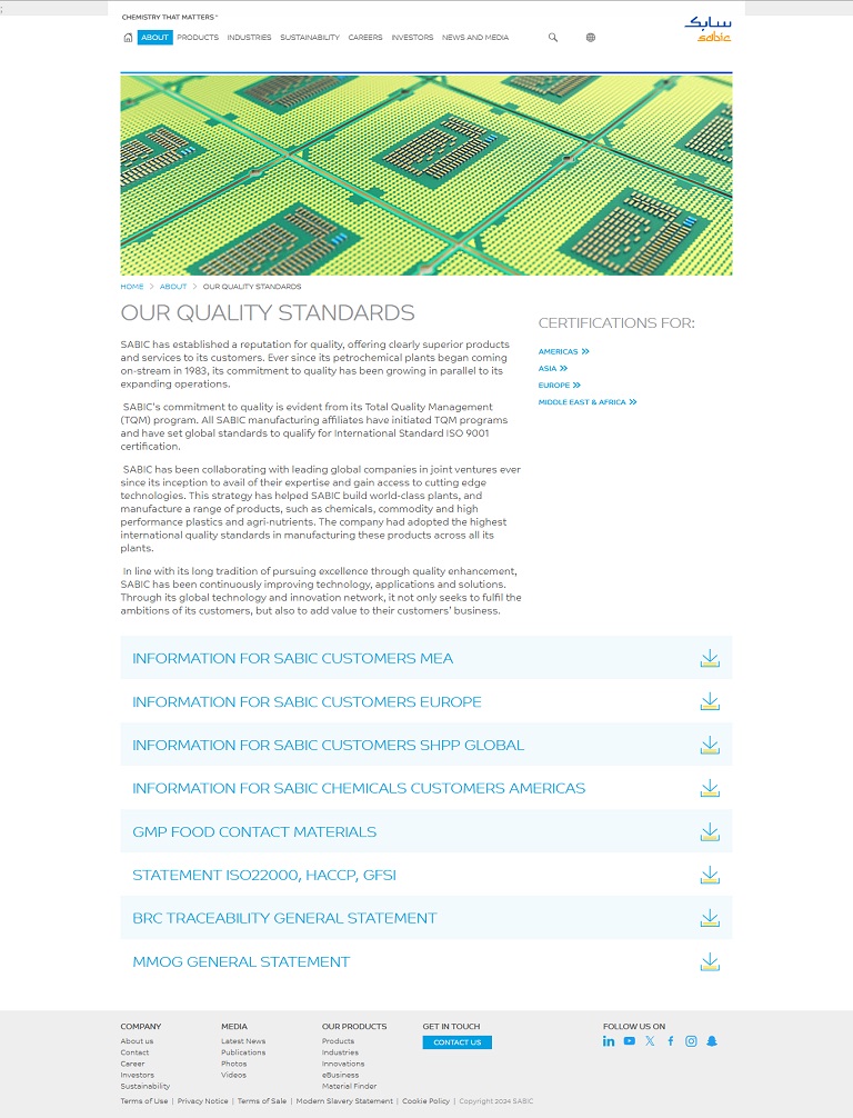 SABIC website
