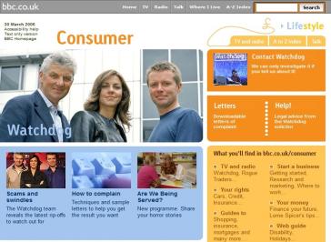 Consumer Website