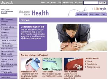 First Aid Action Website