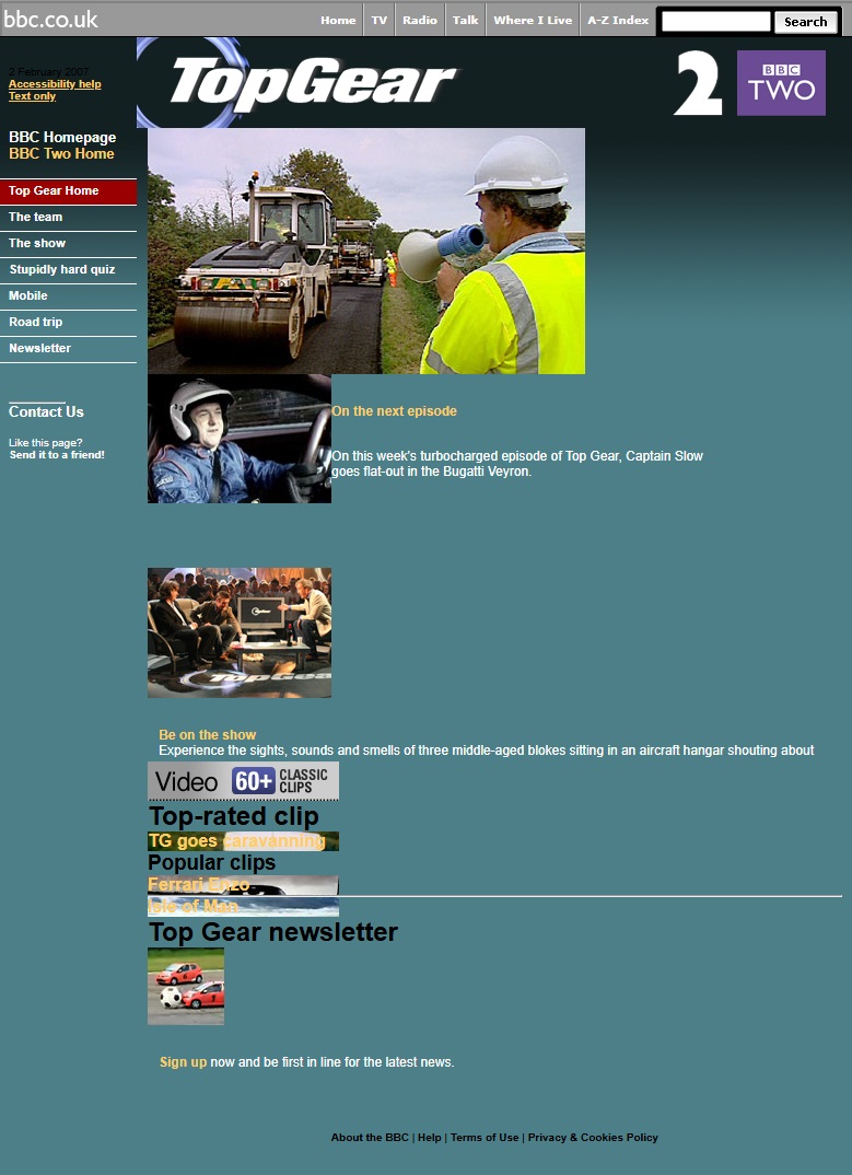 Top Gear Series 9 Website
