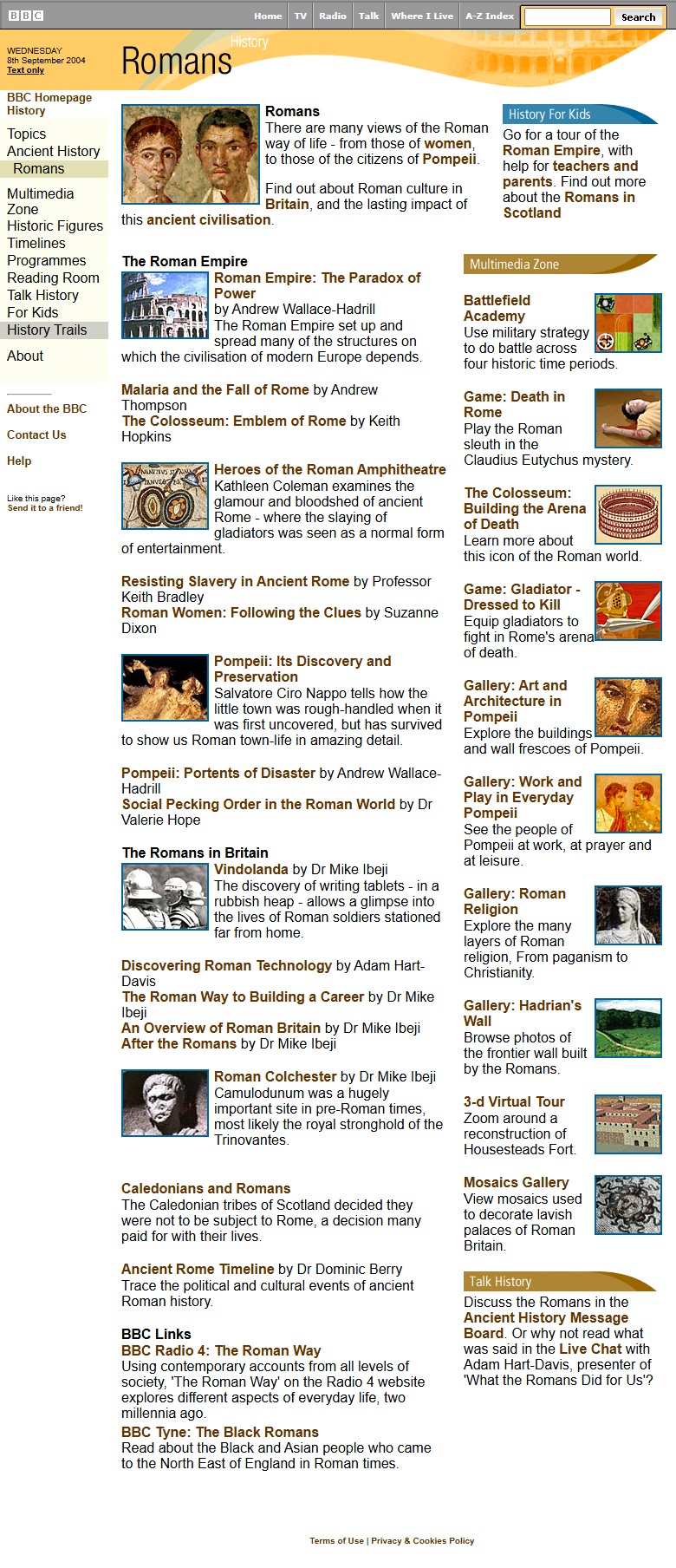 What The Past Did For Us Website